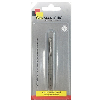 Пинцет прямой GERMANICUR GM-122-03 MATT